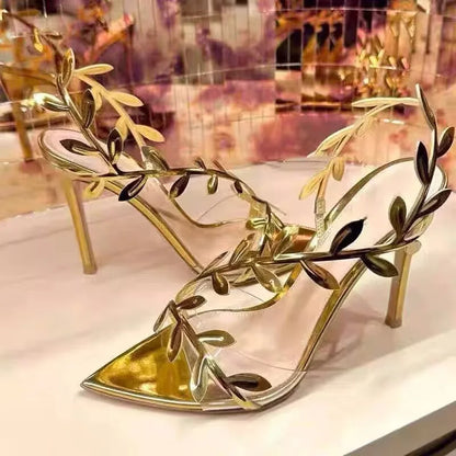 2026 Summer Inspired Women's Slim Heel Sandals with Pointed Toe – Elegant High Heels for Stylish Comfort